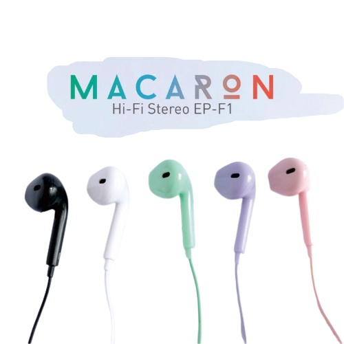 U19 Headset Handsfree Macaraon Full Colour / Earphone Stereo Super Bass