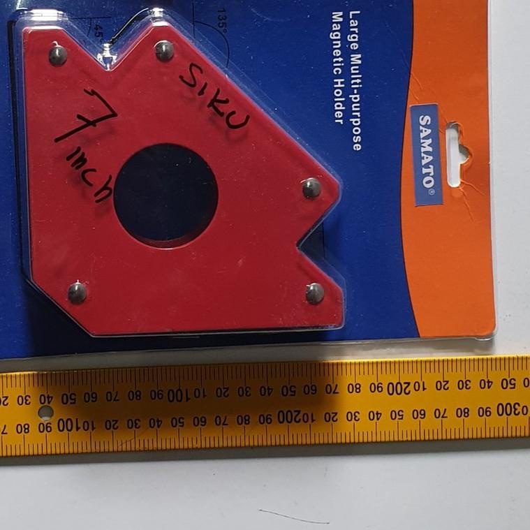 ♪ BESAR Magnet Holder Arrow Magnetic Siku Magnet Untuk Las 7 inch ✯