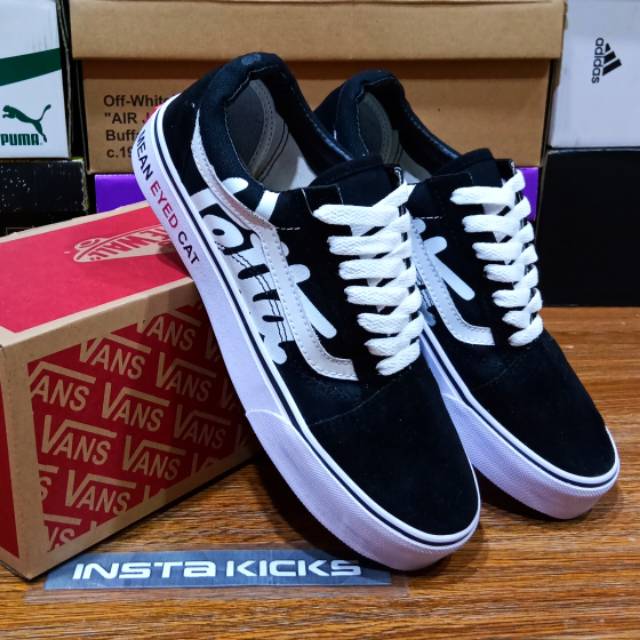 Jual Sepatu Vans Oldskool X Patta Black White. | Shopee Indonesia