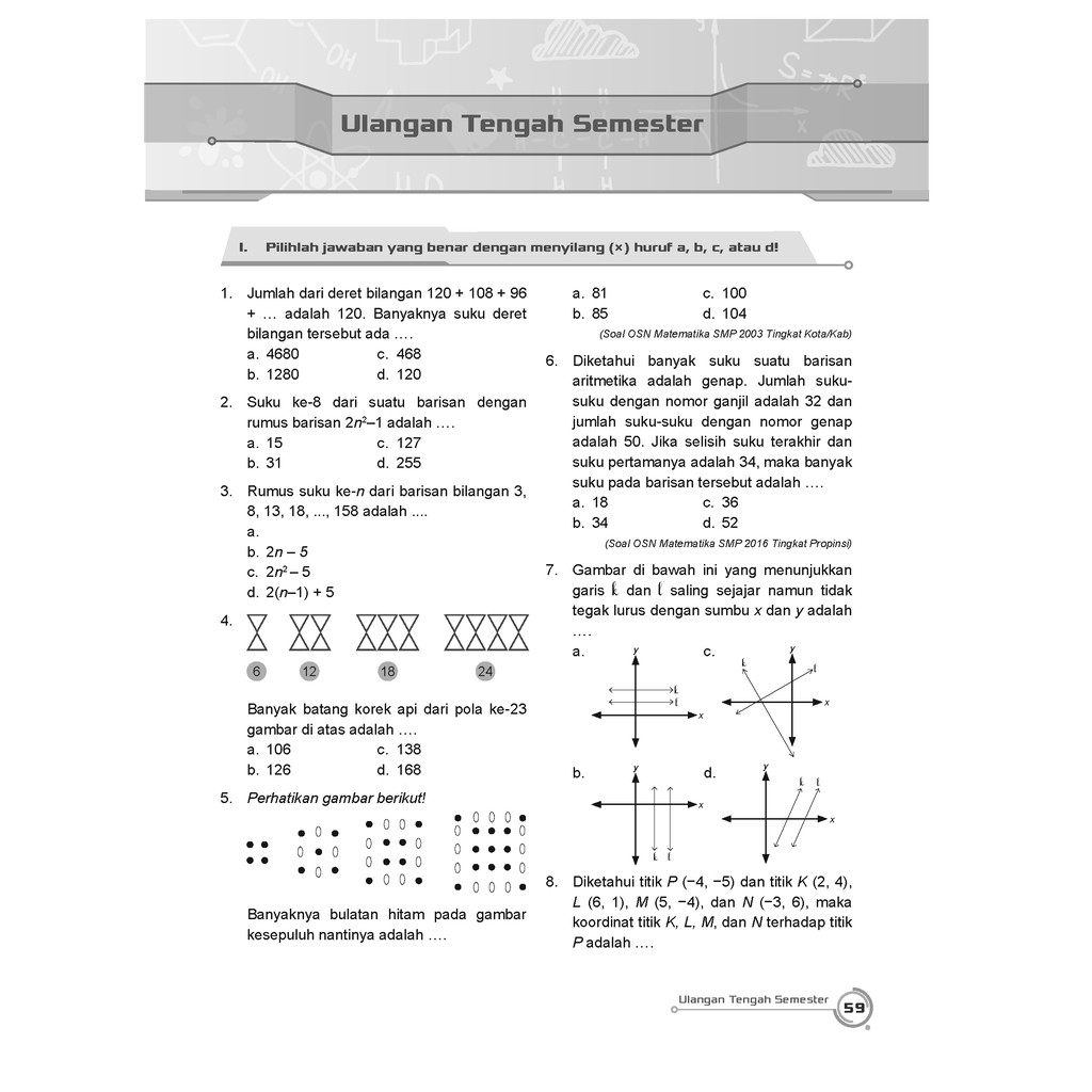 Buku Pendamping Matematika Smp Mts Kelas 8 Kunci Jawaban Incer Shopee Indonesia