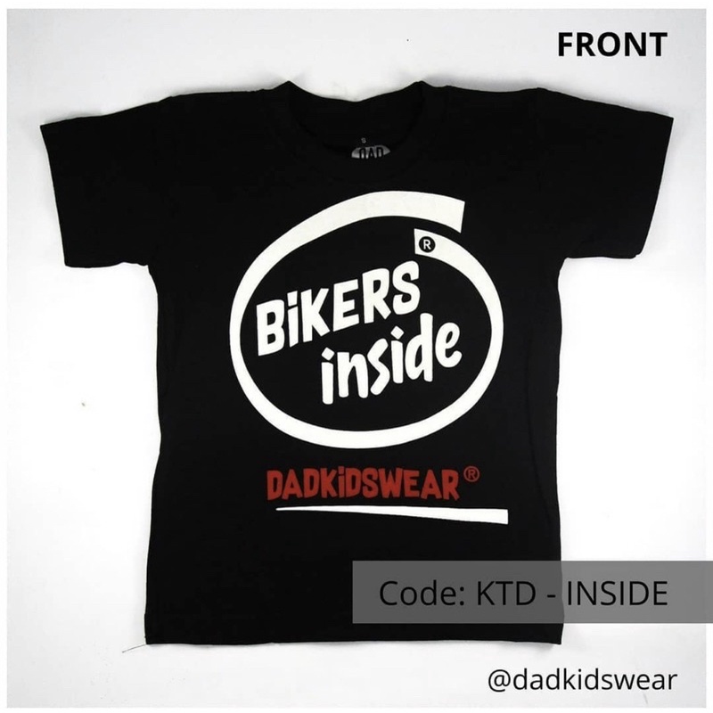 kaos anak - DAD bikers inside