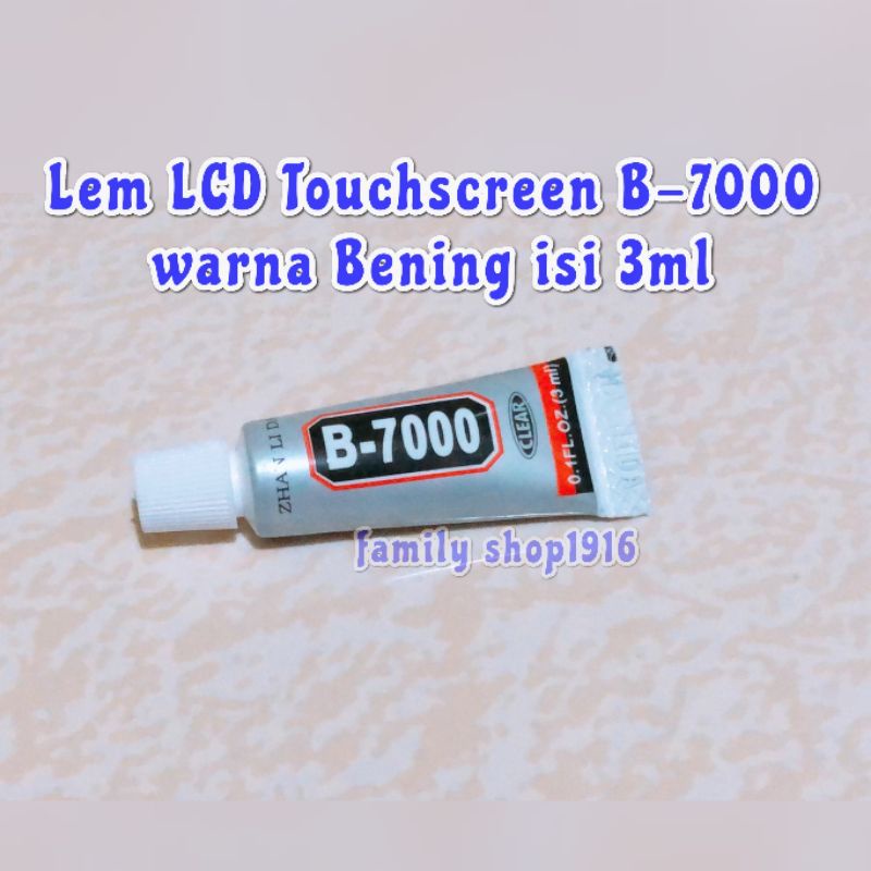 

Lem Touchscreen / LCD B-7000 / B7000 isi 3ml warna Bening