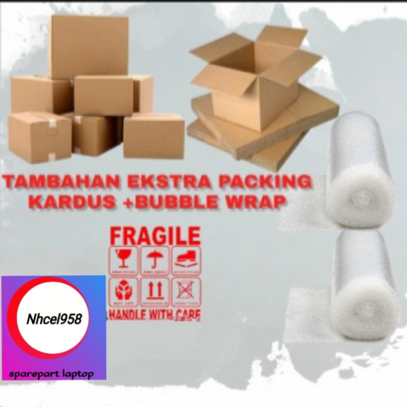 

☑️ Tambahan Extra Packing (Bubble wrap+kerdus)
