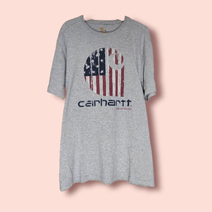 Kaos Carhartt Sablon Second Original