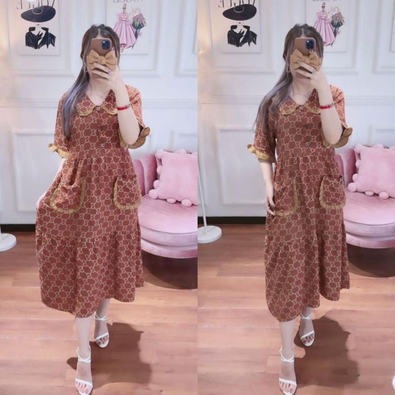 NEW DRESS VIRAL DRESS SAKU DASTER GC SAKU