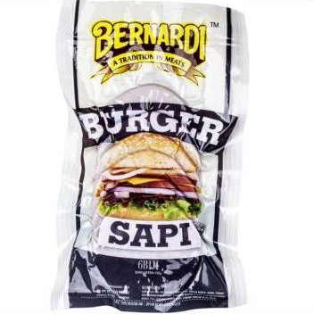 

Bernardi Burger Sapi Premium isi 6 pcs