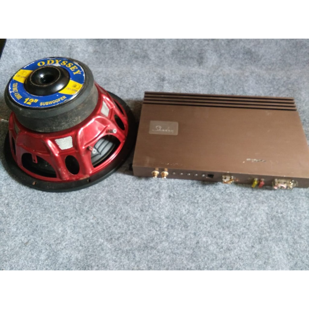 Second Set Subwoofer Odyssey 12" & Power Mobil LM Shadow Series LMS-1823