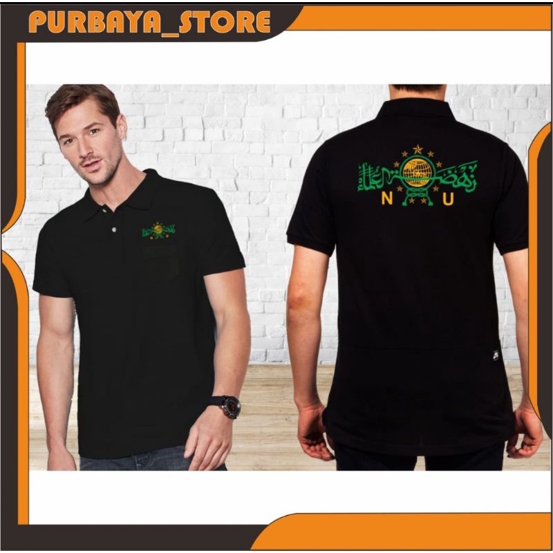 KAOS POLO NU (Nahdlatul Ulama)/KAOS POLO PRIA BERKERAH/KAOS POLO LENGAN PENDEK