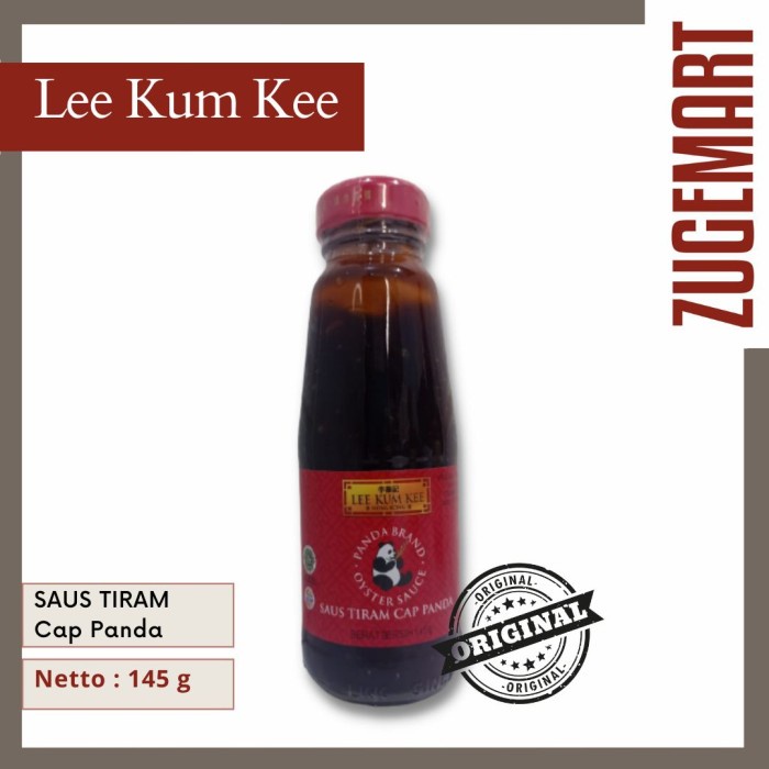 

LEE KUM KEE OYSTER SAUCE/ SAUS TIRAM "CAP PANDA" 145ml