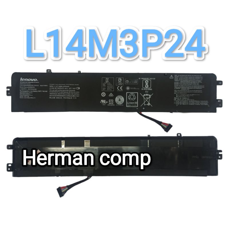 Original Baterai Lenovo IdeaPad 700 700-15ISK 80RU 700-17ISK L14M3P24