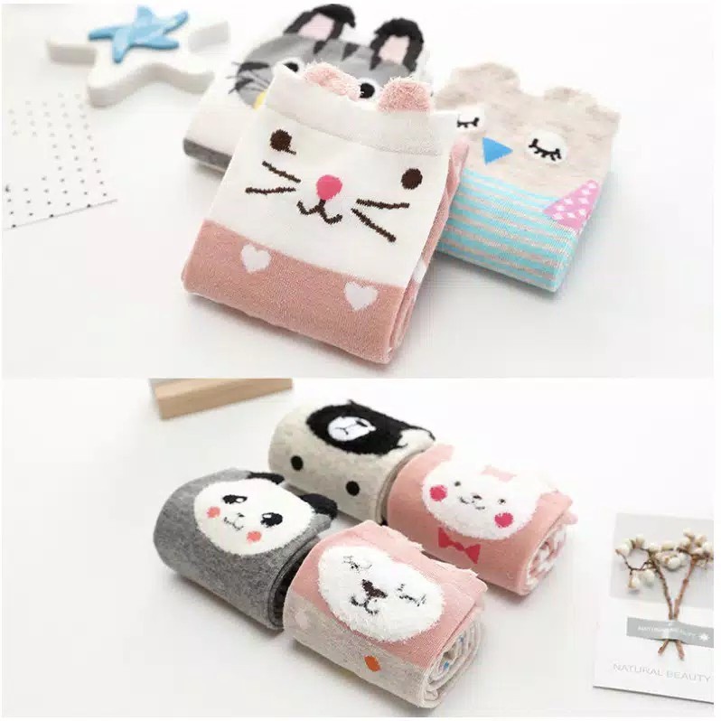 TERLARIS!! kaos kaki Panjang Anak Keren Import Kids Kaos Cuttest Perempuan Socks Long