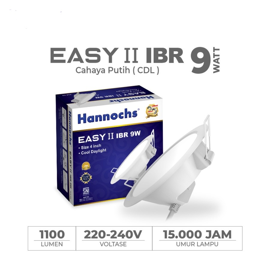 Lampu Downlight LED Hannochs Easy II IBR 9 Watt Ceiling Lamp