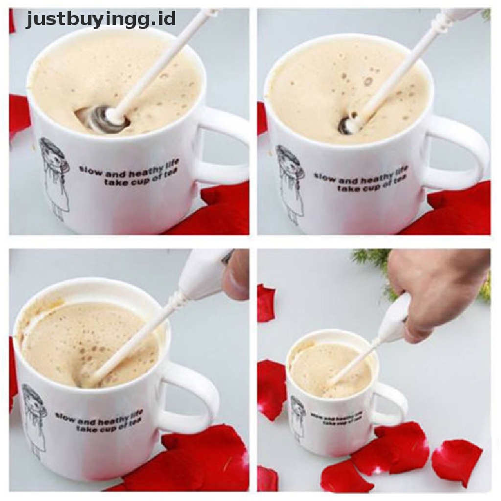 (Justbuyingg.Id) Alat Pengocok Kopi / Susu Elektrik Ukuran Mini Untuk Dapur