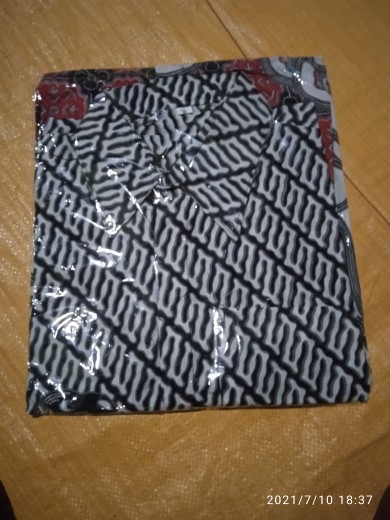 Baju Batik Pria Big Size M L Xl Xxl Atasan Kemeja Batik Lengan Pendek Original