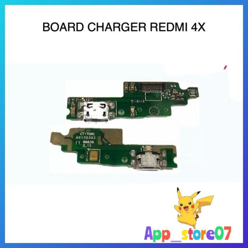 BOARD CONECTOR KONEKTOR CAS CHARGER XIAOMI REDMI 4X ORIGINAL PAPAN CAS
