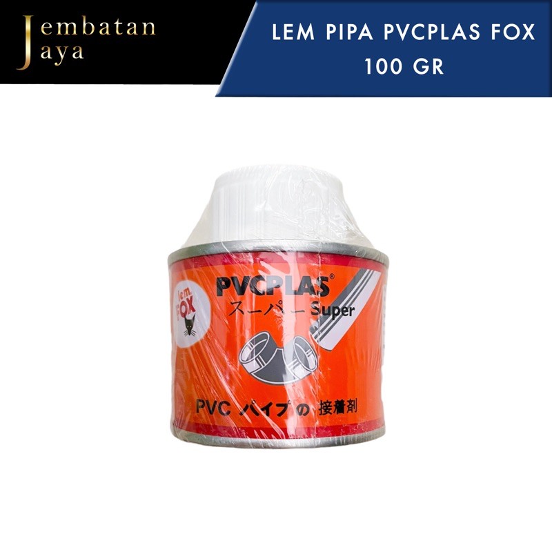 

LEM PIPA PVC KALENG FOX PVCPLAS 100 gram