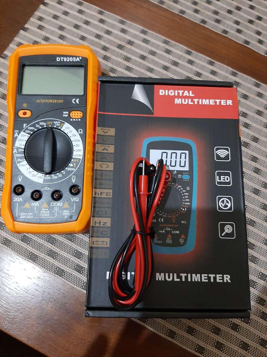 Multitester Digital Avometer Digital Multi Tester Dt9205a+ Multimeter