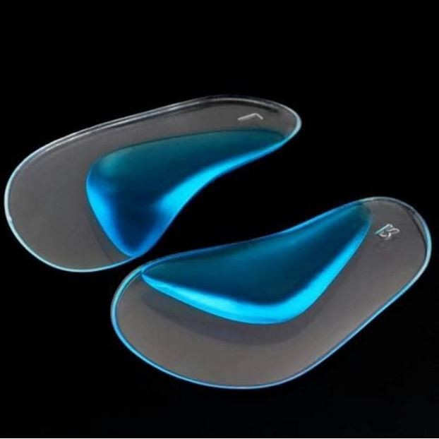 Insole Silicone flat foot Gel sepatu silikon Support Gel