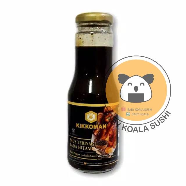 KIKKOMAN Blackpepper Sauce 300 g Halal | Saus Teriyaki Lada Hitam