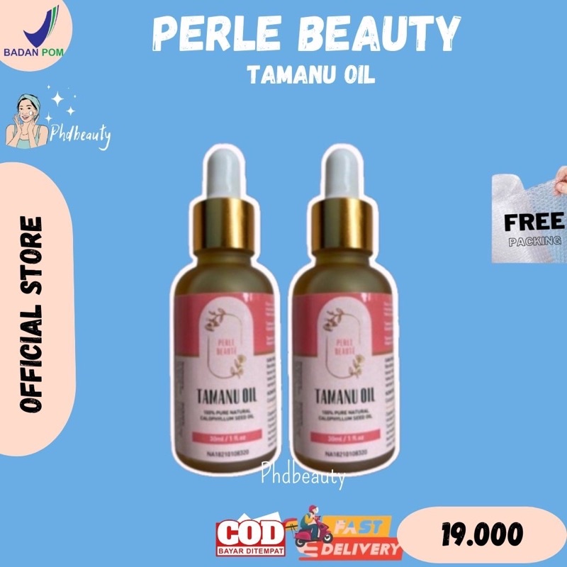 SIAP KIRIM‼️TAMANU OIL BY PERLEBEAUTY PEARLBEAUTY Tamanu oil perle beauty pearlbeautys / Minyak totol jerawat / pencerah stertch mark PERLE BEAUTE