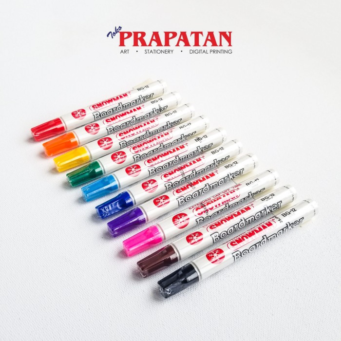 

TULIS-ALAT- SPIDOL SNOWMAN BOARDMARKER / SPIDOL WHITEBOARD - HITAM -ALAT-TULIS.