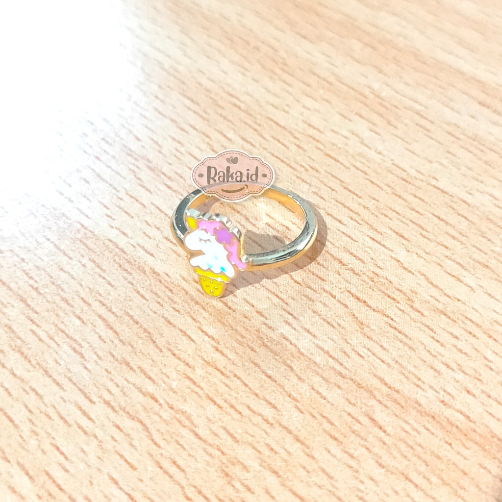 Raka Acc - Cincin Anak Balet Silver Perhiasan Cantik Anak Lapis Emas 18k 801