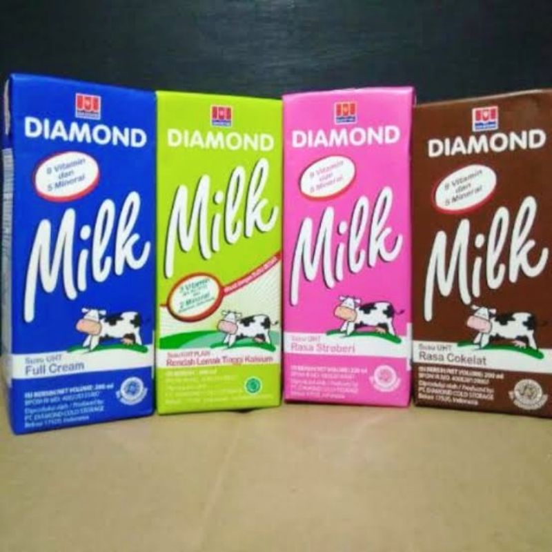 luar kota surabaya susu uht diamond 200ml 200 ml