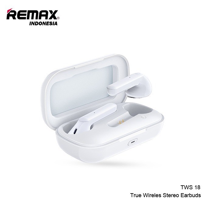 REMAX True Wireless Stereo Earbuds 5.0 Bluetooth Ver TWS-18 Earphone