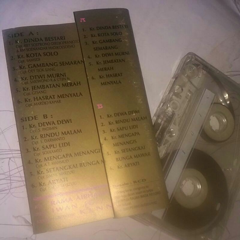 Kaset pita Rama Aiphama - Keroncong Disco Reggae.