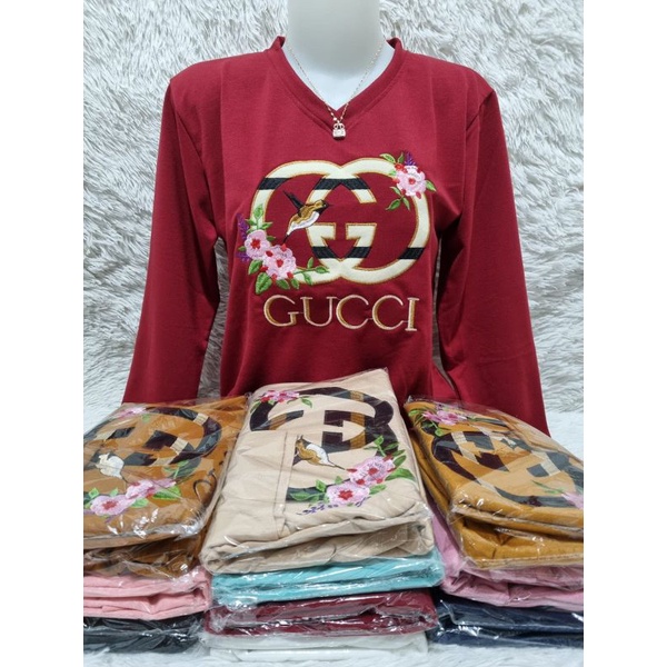 kaos wanita premium / Babyterry import / baju atasan wanita /DI BORDIR-5