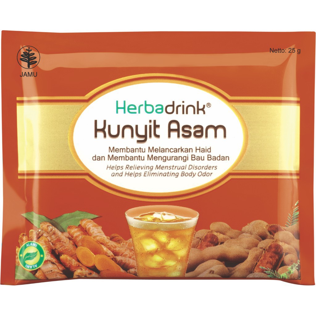 

Herbadrink Kunyit Asam 5 sachet (1 Box)