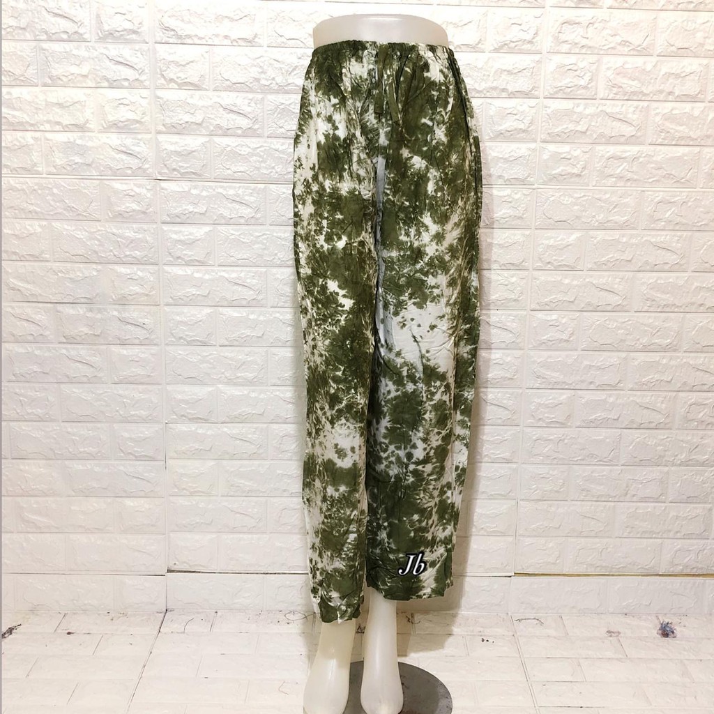 CELANA KULOT PANJANG TIE DYE JUMBO BALI 2-KODE 13