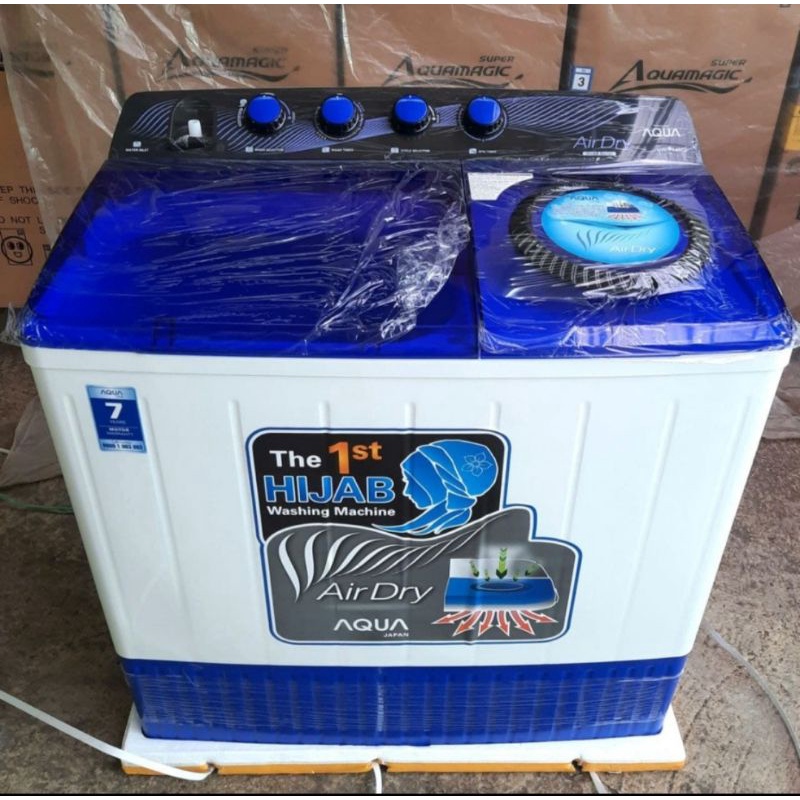 mesin cuci 2 tabung Aqua mesin cuci 12 kg type qw 1250xt murmer