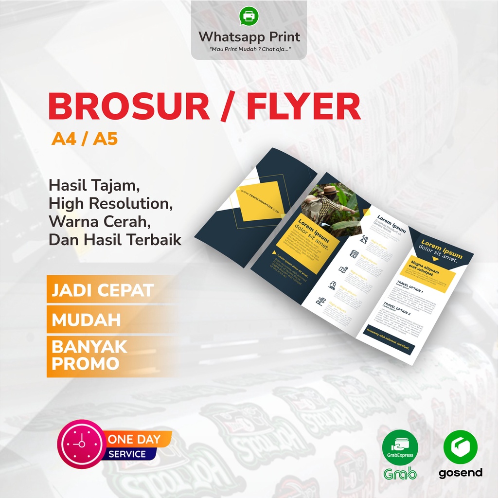

Cetak Brosur Flyer Custom A4 A5 / Brosur Custom / Flyer Custom / Brosur Murah / Flyer Murah / Cetak Brosur 1 Hari Jadi / Cetak Flyer 1 Hari Jadi