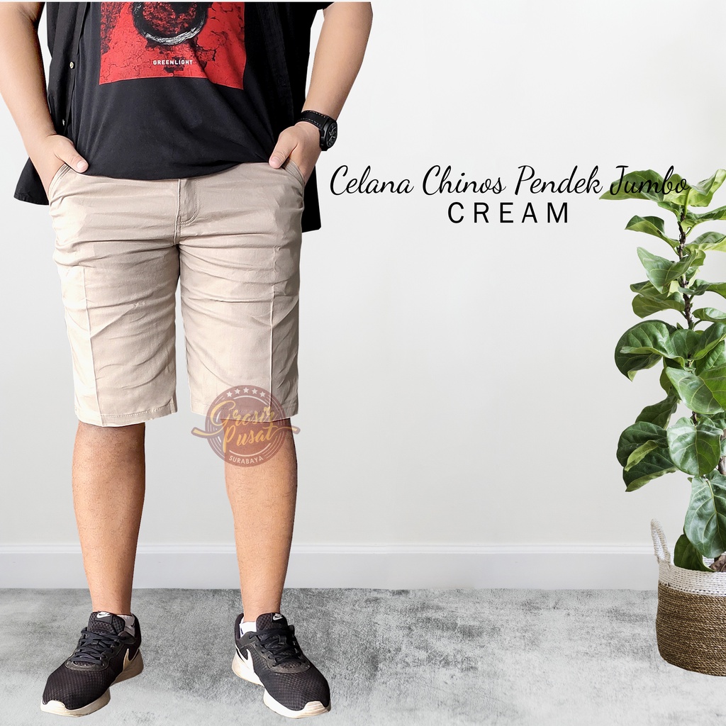 Celana Chino Pendek Premium Jumbo 39 - 44