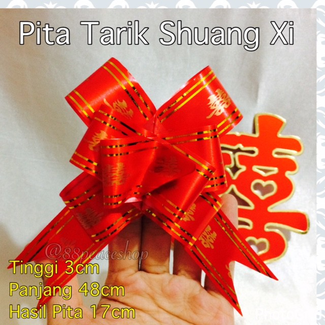 

PITA TARIK MERAH JUMBO Shuang Xi Wedding Pesta Kado