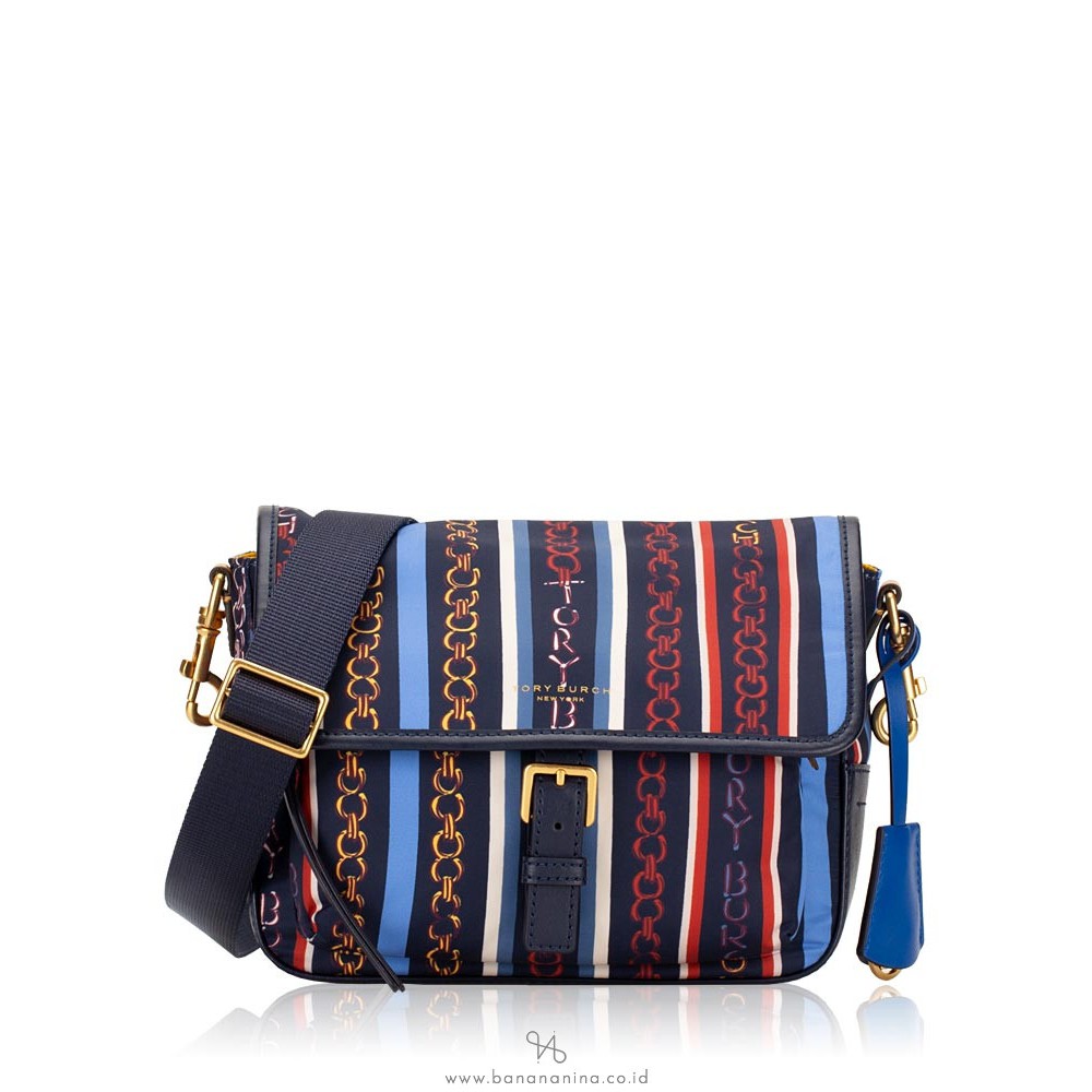 Tory Burch Perry Nylon Printed    Crossbody Gemini Multi