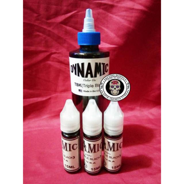 Tinta dynamic triple black ori usa 15ml ory