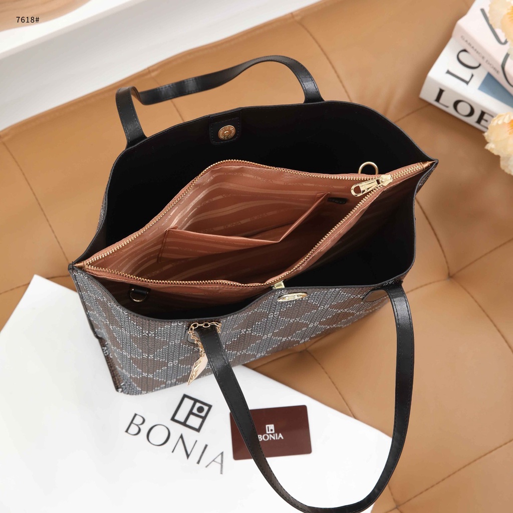 Bo Tote Shoulder Bag With Sling Bag 7618