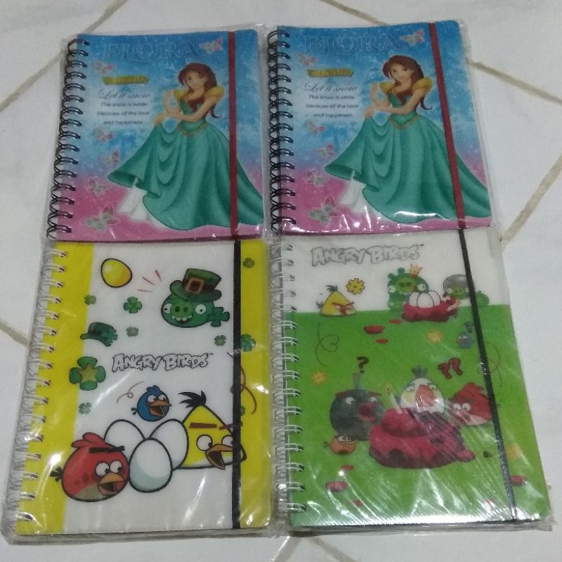 

Buku Tulis spiral A5 W-O with Elastic Cord