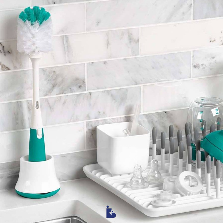 OXO Tot Bottle Brush With Detail Cleaner &amp; Stand | Sikat Botol Susu