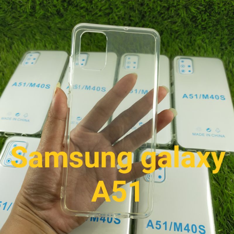 Softcase TPU transparan HD Samsung galaxy A51-0
