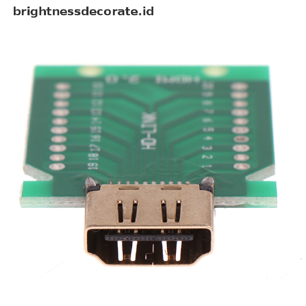 (Birth) 1pc Konektor Kabel Hdmi Standar Male Ke Female 19 Pin Diy