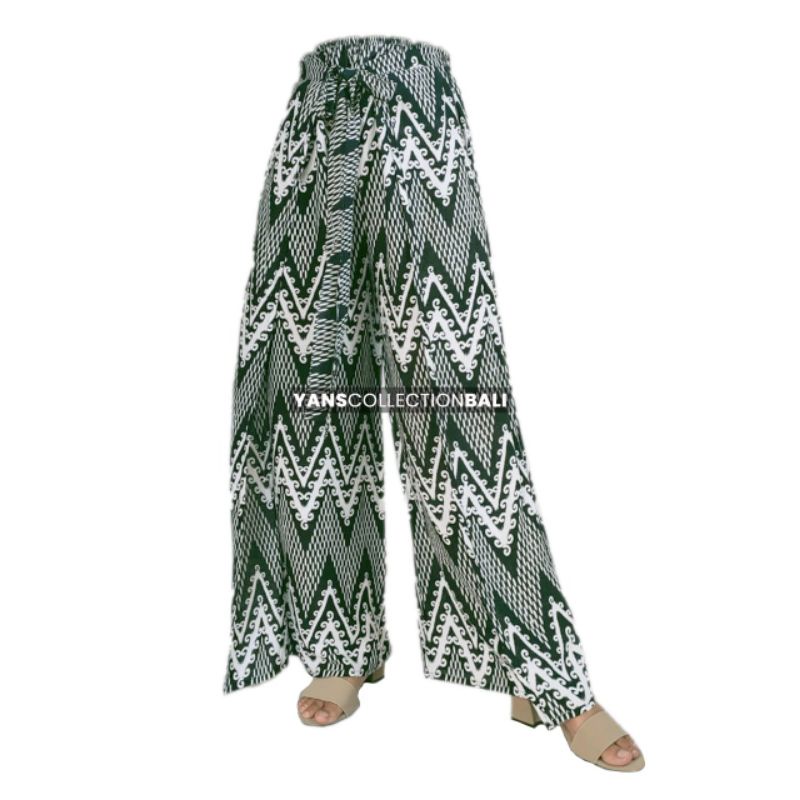 Kulot Panjang Jumbo Samurai Tali-Tribal hitam tali