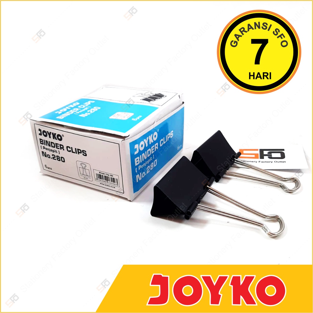 

Binder Clip Joyko No. 280 - SFO Semarang Official
