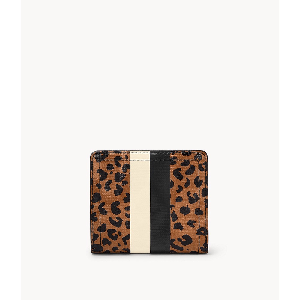 Fossil Logan RFID Small  Cheetah - Dompet Wanita - SL6352-989