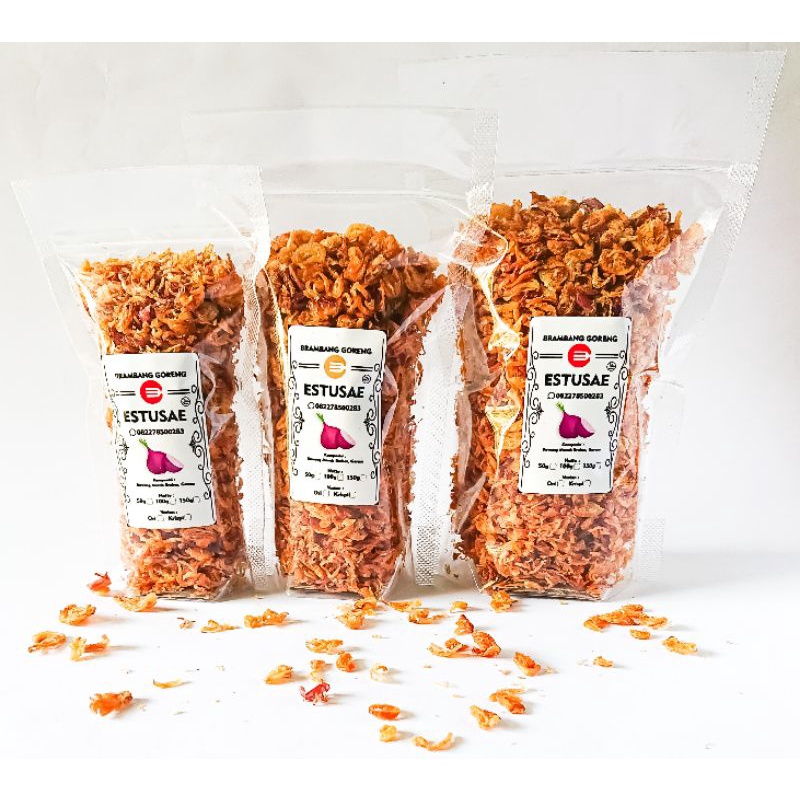 

Bawang Merah / Brambang Goreng Brebes Gurih Enak Paket Isi 300gr Ekonomis