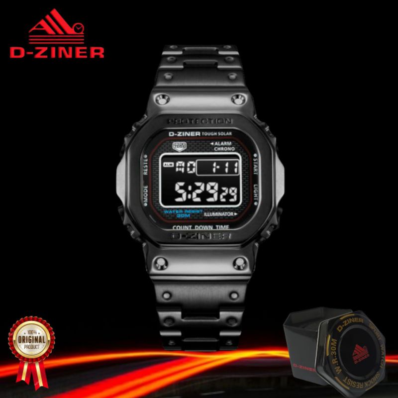 Jam tangan pria D ziner 8247 Original Garansi 1 tahun Best Seller