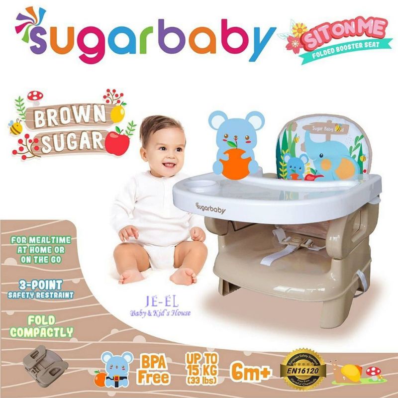 Kursi Makan Booster Seat Spacebaby Sugarbaby Folding Seat Murah