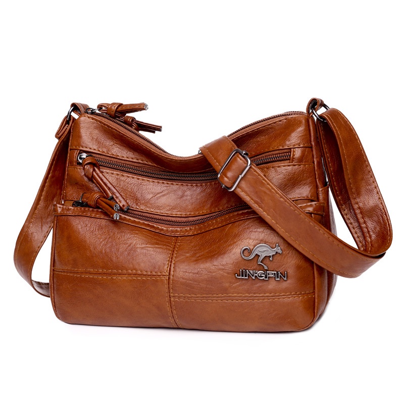 TAS SELEMPANG WANITA PREMIUM IMPORT KULIT JINGPIN COKLAT MACATE TA479B7 BATAM SLING BAG KOREA MURAH BRANDED KEKINIAN CEWEK FASHION REMAJA